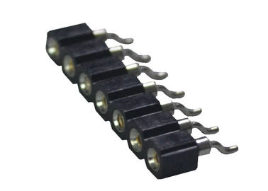 SMT Type Round Female Pin Header Connector Single Row 2.54mm Pitch Horizontal