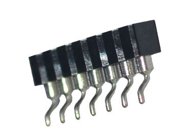 SMT Type Round Female Pin Header Connector Single Row 2.54mm Pitch Horizontal