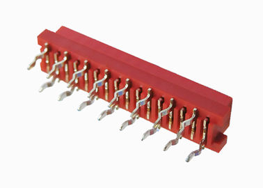 PBT Red Insulation Displacement Connector 16 Pin Female Header 2.54mm Pitch