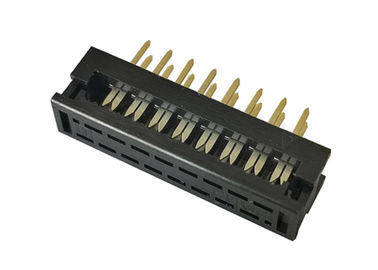 2.54mm 16 Pin IDC Connector Male Header UL 94V 0 60V AC / DC Operating Voltage