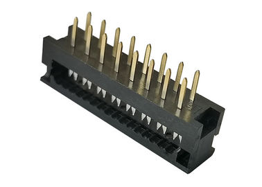2.54mm 16 Pin IDC Connector Male Header UL 94V 0 60V AC / DC Operating Voltage