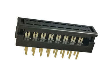 2.54mm 16 Pin IDC Connector Male Header UL 94V 0 60V AC / DC Operating Voltage