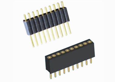 PCB Single Row Female Header 1.27mm Pitch Straight 2 AMP Current Rating