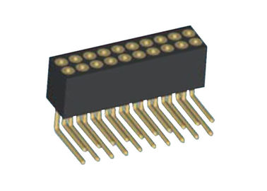 1.27mm Double Row Female Header Right Angle PCB Board Connector 20 Pin