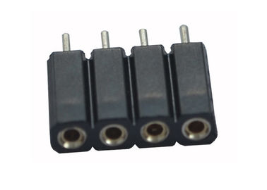 Single Row Straight PCB Female Header Connector Withstand Voltage 500 V