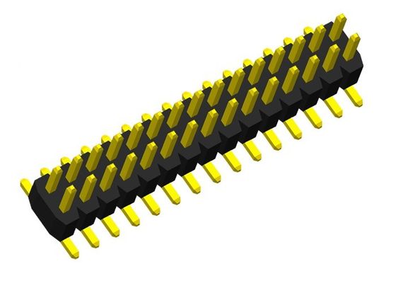 PA6T 1.0mm Dual Row 2x10P SMD Pin Header Connector