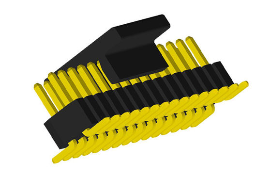 SMT 0.75A 1.0mm Pitch PA6T UL94V-0 Dual Row Pin Header