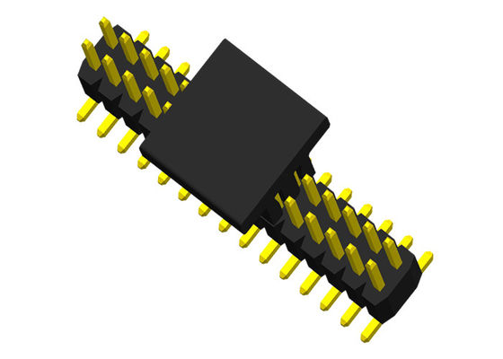 SMT 0.75A 1.0mm Pitch PA6T UL94V-0 Dual Row Pin Header