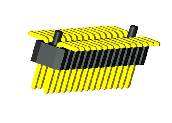 1.0mm Pitch Dual Row SMT Pin Header 0.75A With Location Post