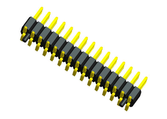 1.0mm Pitch Dual Row SMT Pin Header 0.75A With Location Post