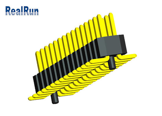 1.0mm Pitch Dual Row SMT Pin Header 0.75A With Location Post