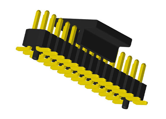 40 Pin 1.0mm Pitch PA6T 0.75A Dual Row Male Header