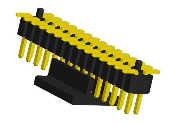 40 Pin 1.0mm Pitch PA6T 0.75A Dual Row Male Header