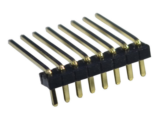 8P 90 Degree 1.0mm Hight Male Header Connector 500VAC
