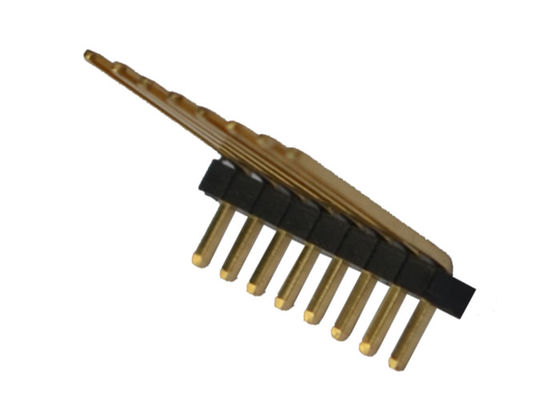 8P 90 Degree 1.0mm Hight Male Header Connector 500VAC