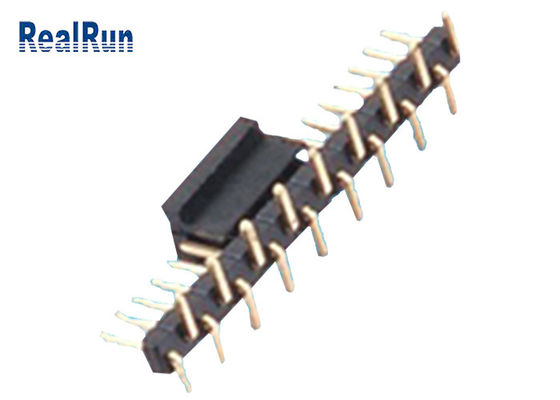 Single Row 18P PA6T 1.27mm Vertical Male Header Connector UL94V-0