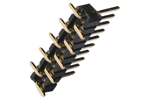 10pin Single Row 500VAC PA6T SMD Male Header Connector