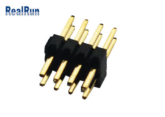 Dual Row UL 94V-0 Plastic PA9T PCB Pin Connector 1.27mm