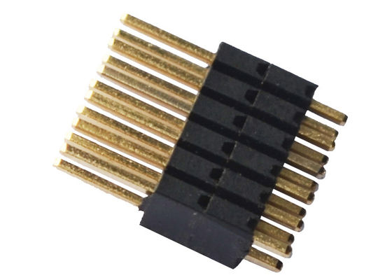 PA9T Insulator Dual Row 1.27mm Hight Pin Header Connector