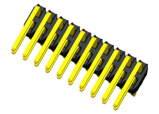 Right Angle 1.27mm UL94V-0 Through Hole PCB Connector PA6T