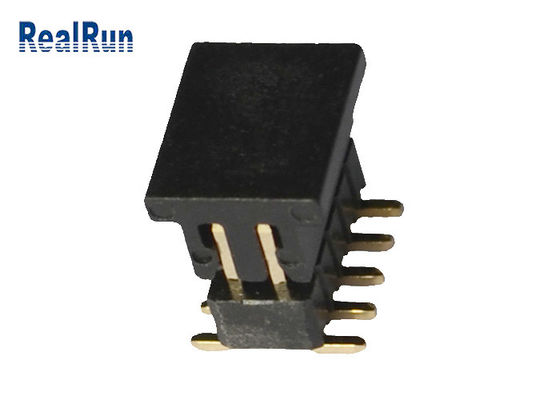 PCB Connector 1.27mm Pitch 1A PA6T Surface Mount Pin Header