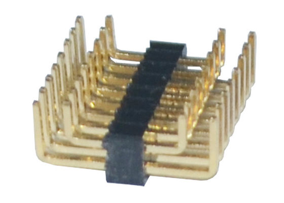 U Type PA6T 80P Double Row Pin Header 1.27mm Pitch