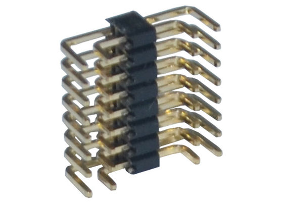 U Type PA6T 80P Double Row Pin Header 1.27mm Pitch