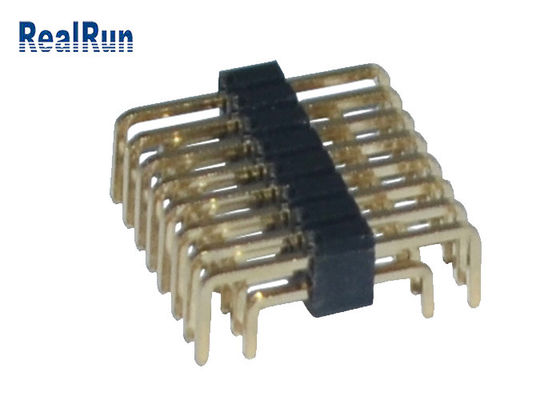 U Type PA6T 80P Double Row Pin Header 1.27mm Pitch