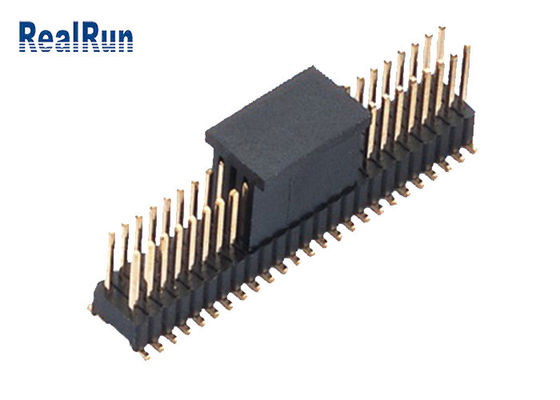 PCB 1.27×2.54mm SMT SMD PA9T Pin Header Connector