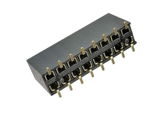 PA9T Dual Row 2.54mm Pitch 8.5mm Height SMT Female Header