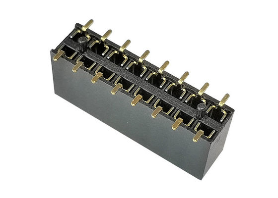 PA9T Dual Row 2.54mm Pitch 8.5mm Height SMT Female Header