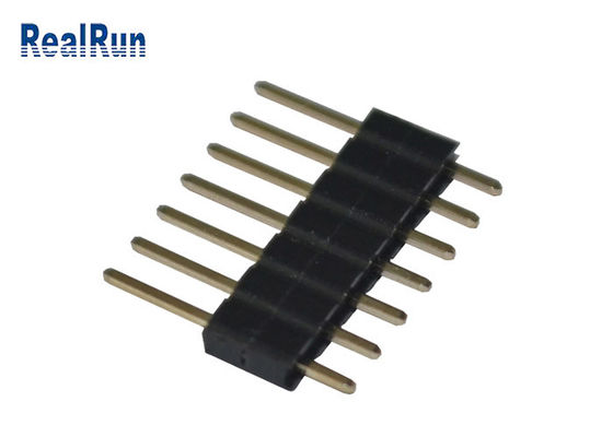 Gold Plated 7pin Dip Single Row Pin Header 2.0mm Pitch