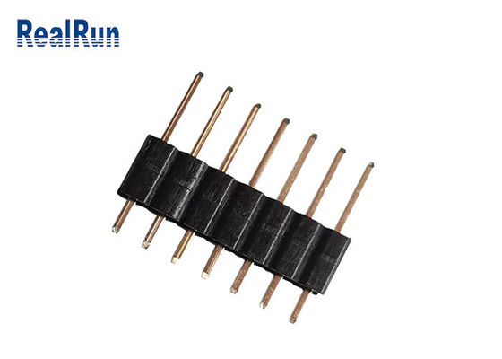 Gold Plated 7pin Dip Single Row Pin Header 2.0mm Pitch