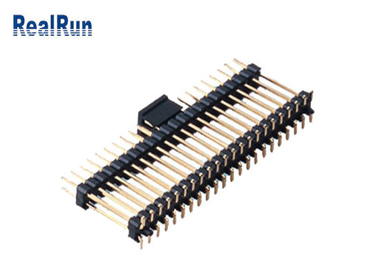 Pitch 2.0mm 44pin Dual Plastic Pcb Connector UL94V-0