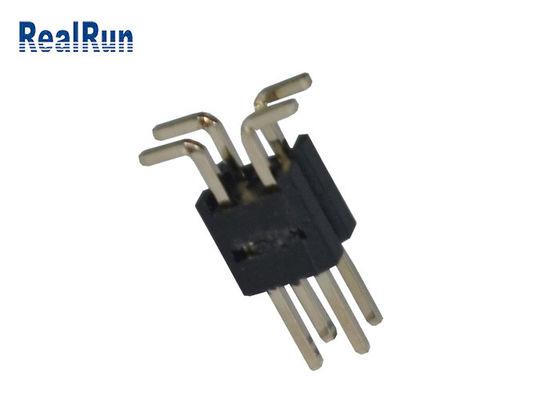 Black 2.0mm Pitch PA6T 12 Pin Pcb Connector Dual Row
