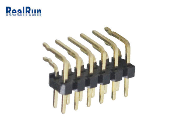 2*6 Pin Dual Row PBT Single Plastic Pin Header SGS