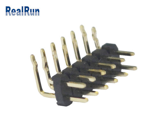 2*6 Pin Dual Row PBT Single Plastic Pin Header SGS