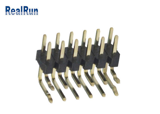 2*6 Pin Dual Row PBT Single Plastic Pin Header SGS
