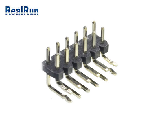 2*6 Pin Dual Row PBT Single Plastic Pin Header SGS
