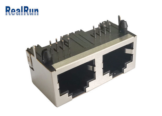 RJ45 Right 8P8C PCB Mount Modular Jack Metal Shielded Modular Jack