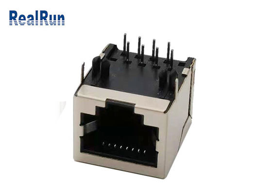 1.5AMP PBT Rj45 Shielded Modular Plug 10P8C Female Socket