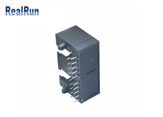 10P10C RJ45 Right PCB Modular Jack PBT Rj45 Female Connector