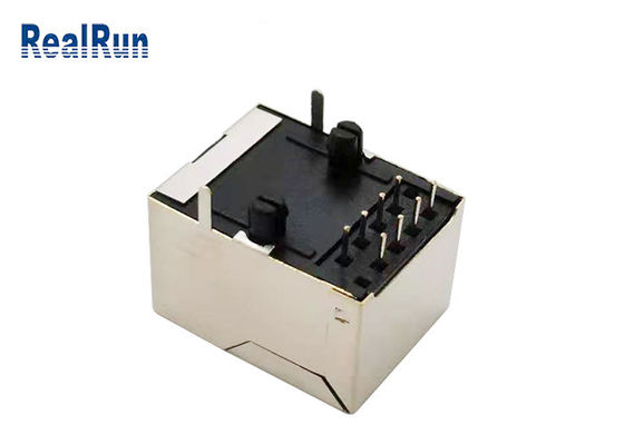 UL94-0 125V Rj45 Connector Metal Shielded 10P8C Modular RJ45 Jack