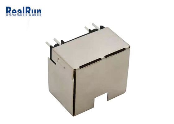 PA46 1 Port Rj45 Modular Jack RJ45 PCB Connector Copper Alloy