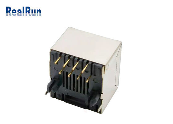 Phosphor Bronze Vertical RJ45 Modular Jack Connector PCB UL94V-0