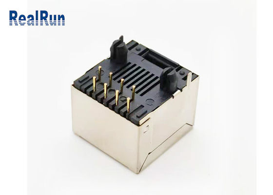 Phosphor Bronze Vertical RJ45 Modular Jack Connector PCB UL94V-0