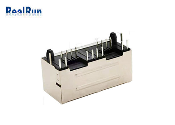 PCB 8P8C RJ45 Connector Modular Jack SGS With LED Shielded
