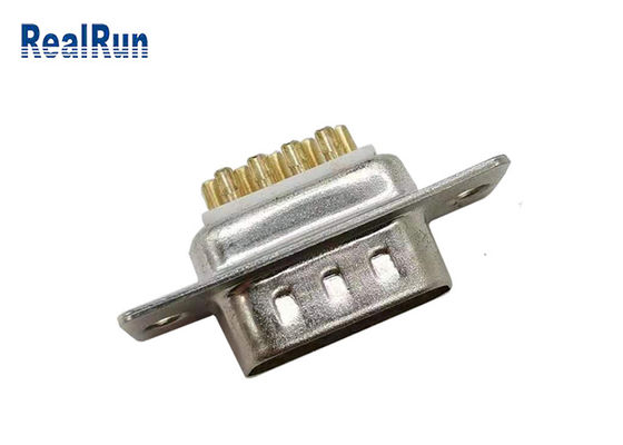 DB 9P 180° Straight Solder D Sub Male Connector Gold Plated PBT