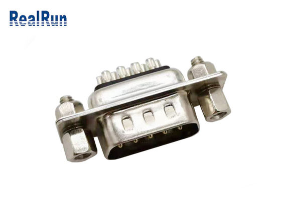 5 Amp DB 9P VGA Straight Male Connector With Two Lock Screw