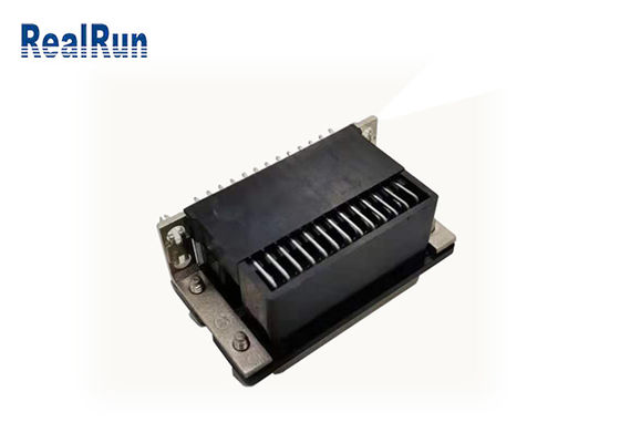 DR 25 Pin SPCC D Sub Connector 90 Degree Male To Female With Harpoon